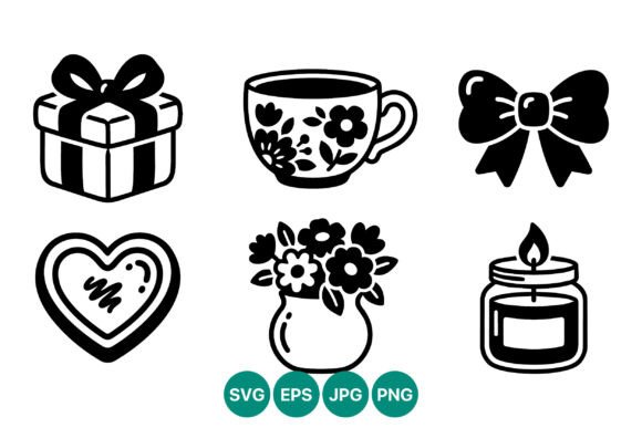 Black and White Floral Cup and Gift Embroidery Review