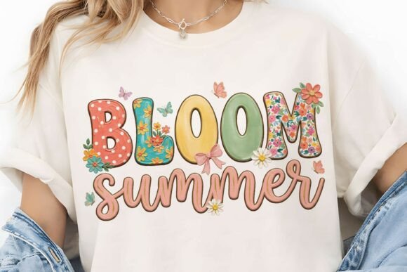 Bloom Summer Floral Sublimation PNG Graphics and Illustrations Review