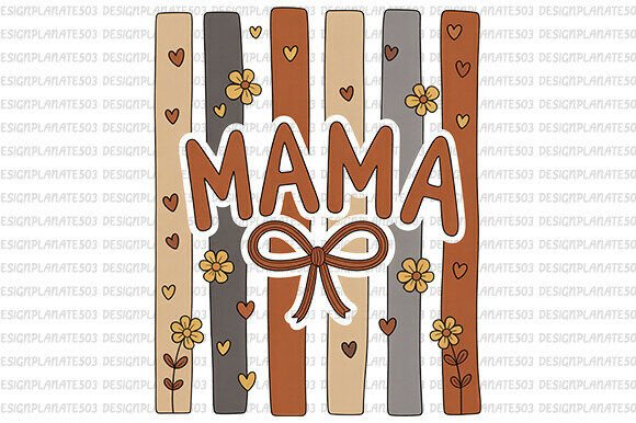 Boho Floral Mama Png Graphics and Illustrations Review
