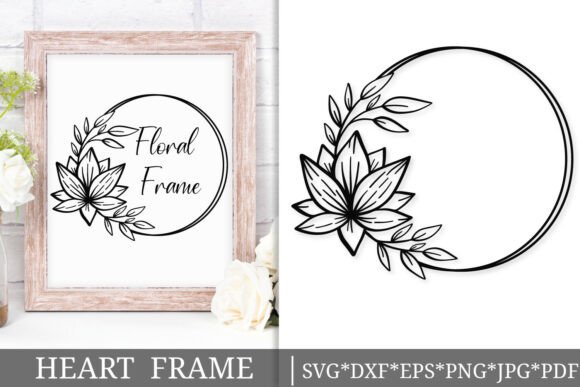 Lotus Floral Frame SVG Circle Wreath: A Designer’s Review for Graphics and Illustrations