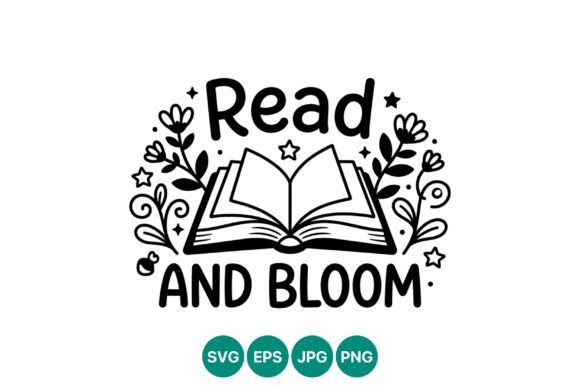 Read and Bloom Floral Book Vector Review