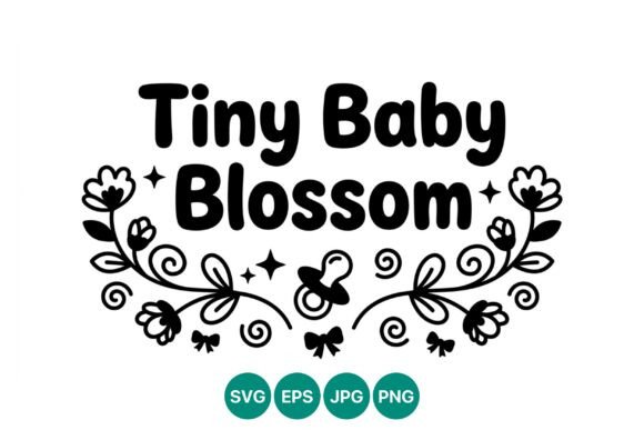 Tiny Baby Blossom Floral Vector Graphics and Illustrations Review